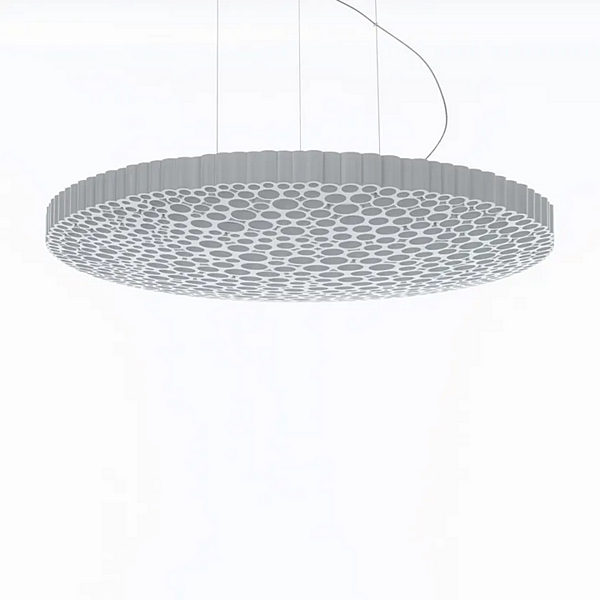 LED pendant lamp made of technopolymer Artemide Calipso factory Artemide from Italy. Foto №3