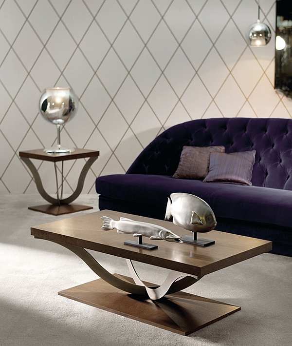 Coffee table ANGELO CAPPELLINI Opera TESEO 45063 factory OPERA CONTEMPORARY from Italy. Foto №1