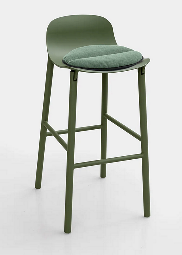 Bar Stool with Footrest Aluminum Sharky Kristalia factory Kristalia from Italy. Foto №3