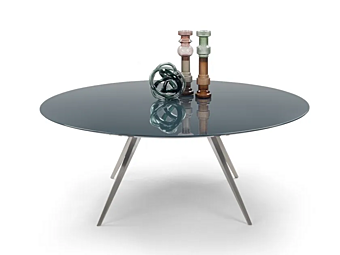 Round living room table Zefiro FLEXFORM in contemporary style Round living room table Zefiro FLEXFORM in contemporary style factory FLEXFORM from Italy