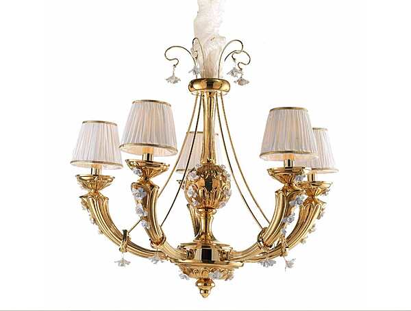 Chandelier LORENZON (F.LLI LORENZON) LL.92/BO/R/4PA/5F factory LORENZON (F.LLI LORENZON) from Italy. Foto №1