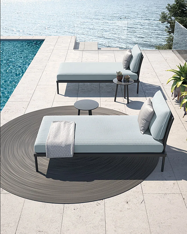 Fabric Sun Lounger with Soft Backrest Atmosphera Flash FSH.CHL. factory ATMOSPHERA from Italy. Foto №2