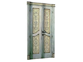 Hinged wooden door PO810 Interiors Italia factory Interiors Italia from Italy