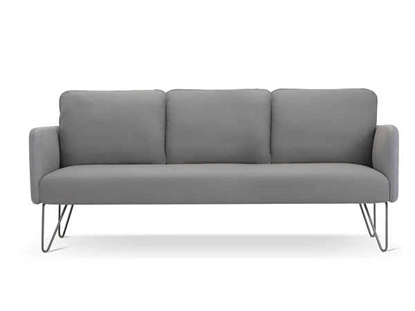 Three-Seater Fabric Sofa with Soft Backrest Adrenalina Doumo IMB1071342 factory ADRENALINA from Italy. Foto №1