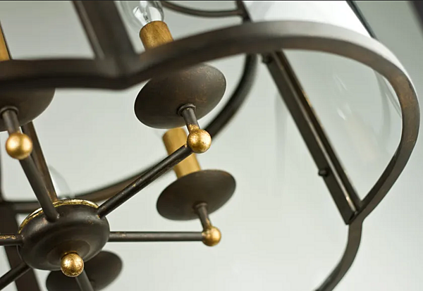 Handmade metal pendant lamp Arezzo Cross Abrissi 11245 factory ABRISSI from Italy. Foto №2