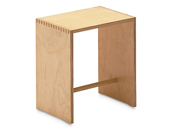 Multi-layer wooden stool ZANOTTA Sgabillo