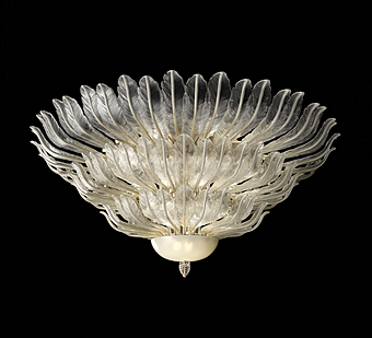 Chandelier Barovier&Toso Piume 5401