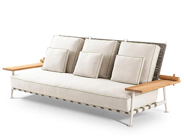 Fabric garden sofa CASSINA 239 Fenc-e Nature factory CASSINA from Italy. Foto №1
