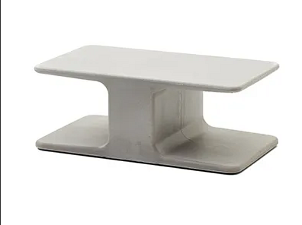 Rectangular Cement Garden Side Table VARASCHIN Belt 221T factory VARASCHIN from Italy. Foto №1