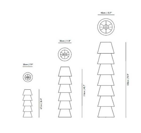 Floor lamp MOOOI Set Up Shades factory MOOOI from Italy. Foto №9