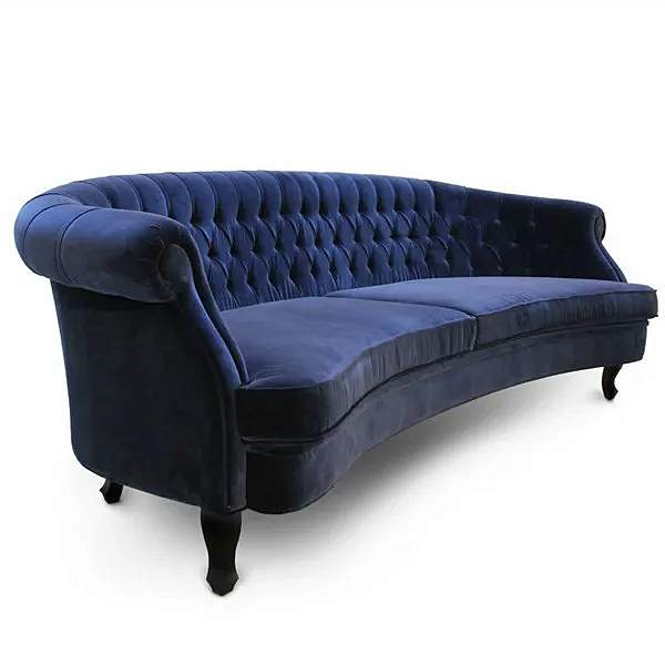 3-seater tufted velvet sofa Maree BRABBU factory BRABBU from Italy. Foto №7