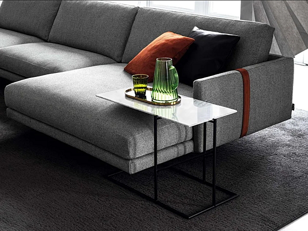 Rectangular marble side table BertO King factory BertO from Italy. Foto №12