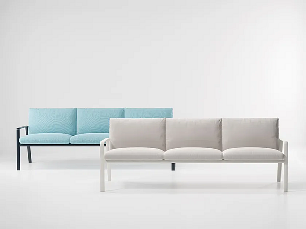 Three-Seater Fabric Garden Sofa Park Life KETTAL factory KETTAL from Italy. Foto №2