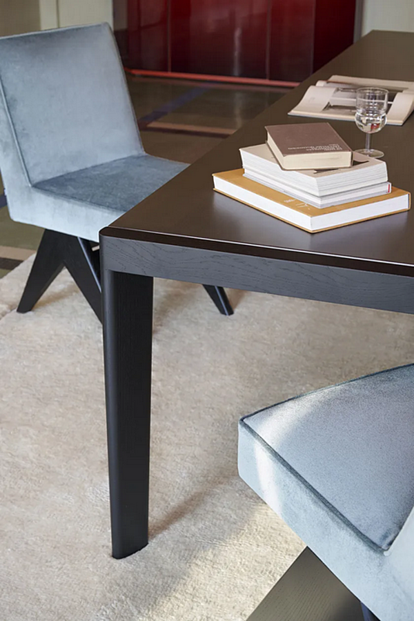 Extending Rectangular MDF Table Longplane CASSINA factory CASSINA from Italy. Foto №3