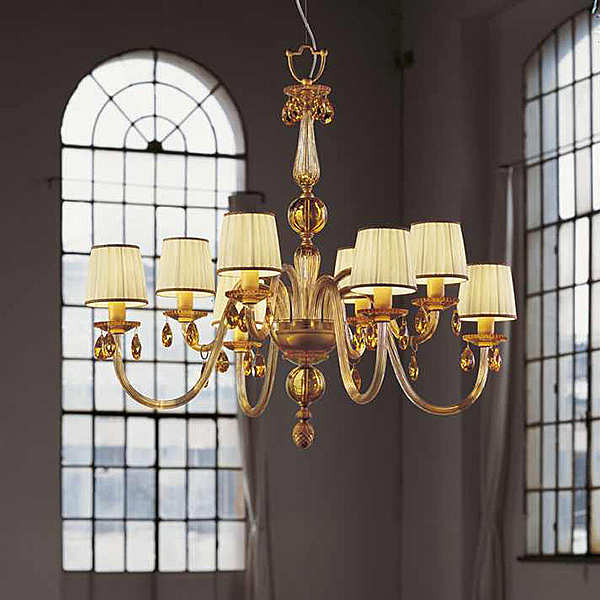 Chandelier ITALAMP 440/4+4 factory ITALAMP from Italy. Foto №1