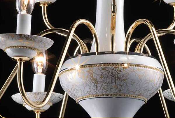 Chandelier LORENZON (F.LLI LORENZON) LL.81/BO/SW/6-3F factory LORENZON (F.LLI LORENZON) from Italy. Foto №2