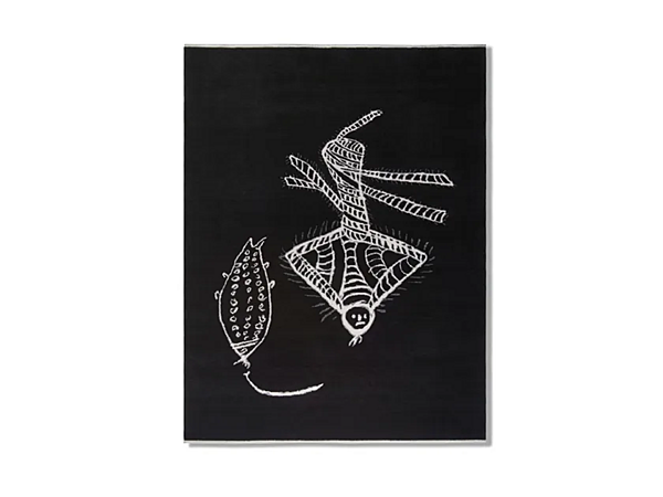 Patterned Rectangular Handmade Rug Graffiti CASSINA factory CASSINA from Italy. Foto №1