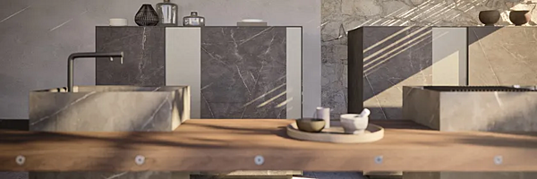 Outdoor Kitchen Project 01 Stoneware and Wood MODULNOVA factory Modulnova from Italy. Foto №10