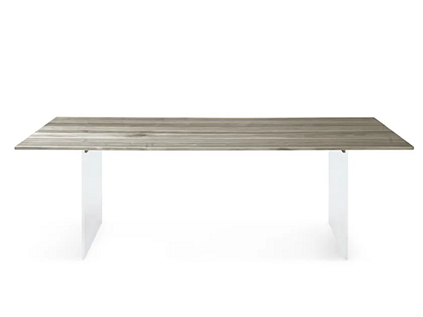Rectangular walnut table Sospeso DALE 627 factory DALE from Italy. Foto №1
