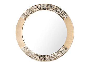 Round Brass Wall-Mounted Mirror Astrid ARCAHORN 1741 1741