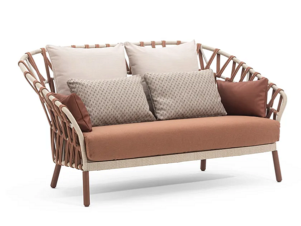 Acrylic 2-Seater Garden Sofa Emma Cross VARASCHIN 24840 factory VARASCHIN from Italy. Foto №9