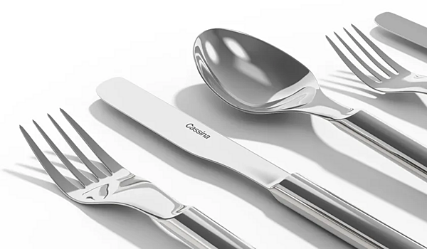 Stainless Steel Cutlery Set CASSINA Le Due Facce Della Luna factory CASSINA from Italy. Foto №3