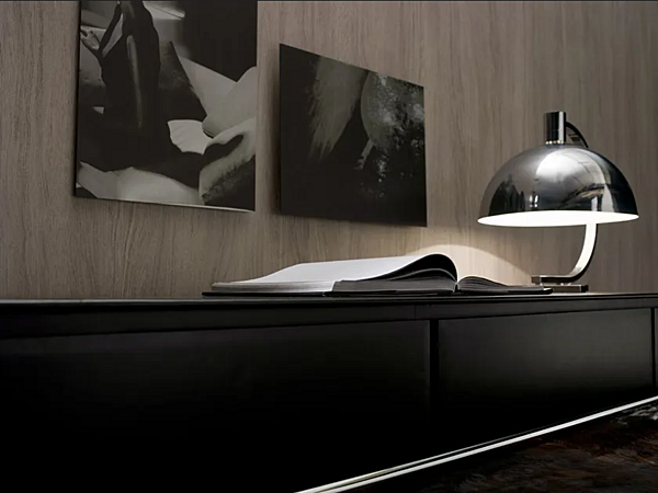 Leather sideboard with doors Slick I 4 Mariani factory i 4 Mariani from Italy. Foto №4