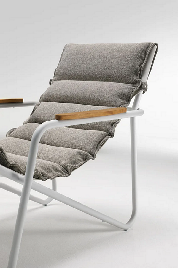 Aluminium deck chair with armrests Atmosphera Zante factory ATMOSPHERA from Italy. Foto №20