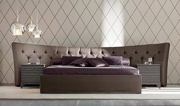 Bed ANGELO CAPPELLINI Opera BUTTERFLY 42500/18 factory ANGELO CAPPELLINI from Italy. Foto №1