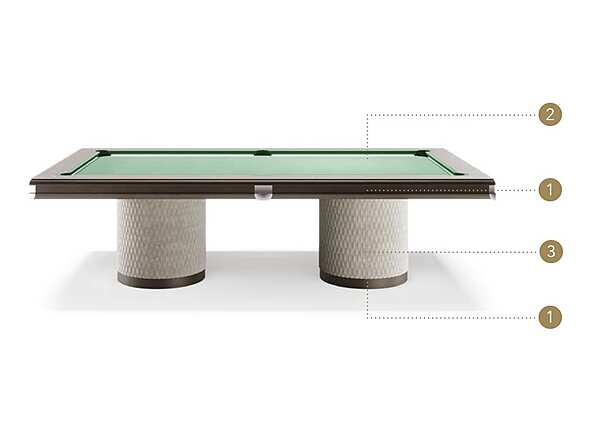 Playing table REFLEX Tau BILIARDO factory REFLEX from Italy. Foto №1