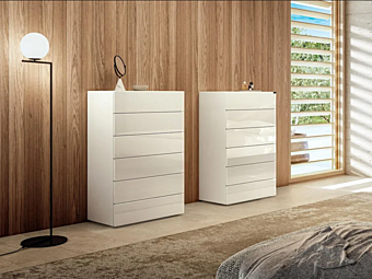 Glass chest of drawers LAGO 36E8 0654 0654 factory LAGO from Italy