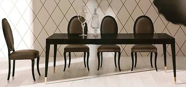 Table ANGELO CAPPELLINI Opera TIGRANA CLASSIC rectangular 46008/22 factory OPERA CONTEMPORARY from Italy. Foto №1