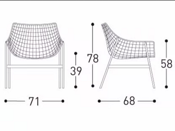 Garden Steel Easy Chair Set VARASCHIN Summer Collection 2424 factory VARASCHIN from Italy. Foto №10