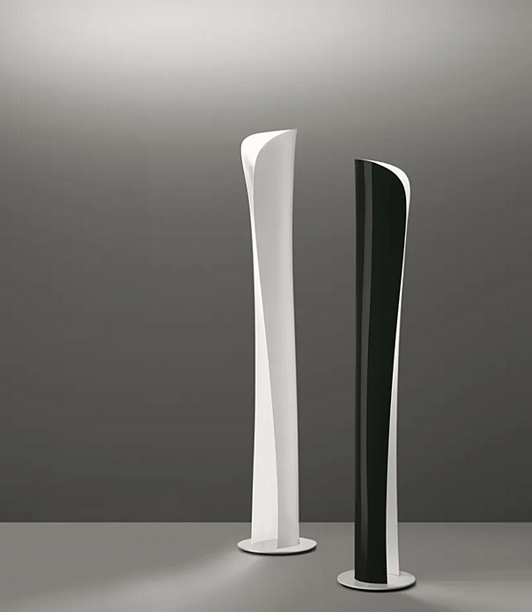 LED floor lamp in steel Cadmo Artemide factory Artemide from Italy. Foto №5