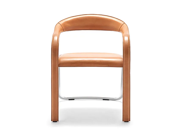 Tanned Leather Armchair Fettuccini FASEM FETTUCCINI P factory FASEM from Italy. Foto №6