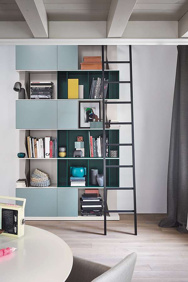 Bookcase NOVAMOBILI REVERSE factory NOVAMOBILI from Italy. Foto №6