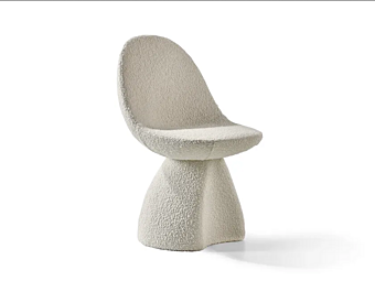 Upholstered chair with soft back Nature Design Franco Mario Nest