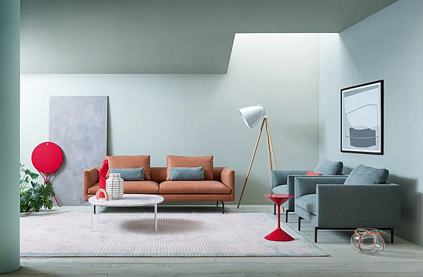 Sectional sofa with removable cover Flamingo ZANOTTA factory ZANOTTA from Italy. Foto №6