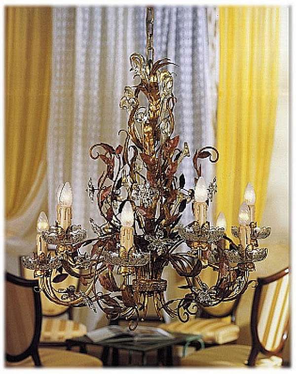 Chandelier MECHINI L159/10 factory MECHINI from Italy. Foto №1