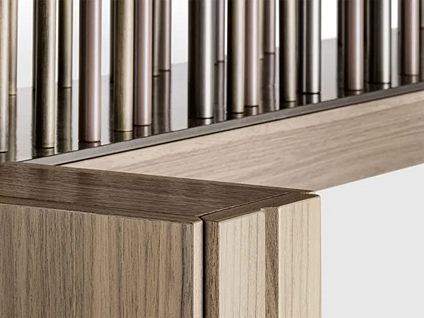 Walnut dining table GIORGETTI G-Code 71215, 71216 factory GIORGETTI from Italy. Foto №6
