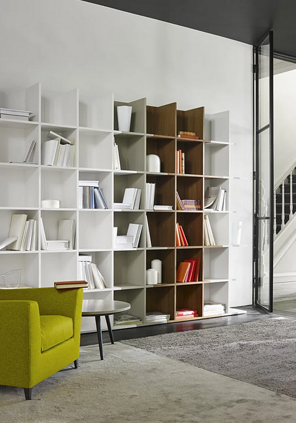 Open wooden bookcase Oka Ligne Roset 007HAS80 factory LIGNE ROSET from Italy. Foto №4