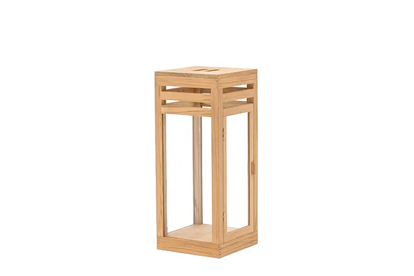 Wood and Glass Lantern Barcode VARASCHIN 2188, 2189 factory VARASCHIN from Italy. Foto №6