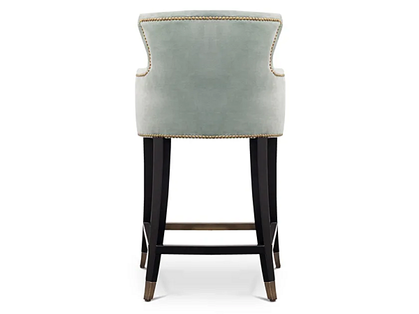 High velvet stool with armrests BRABBU Dukono factory BRABBU from Italy. Foto №4