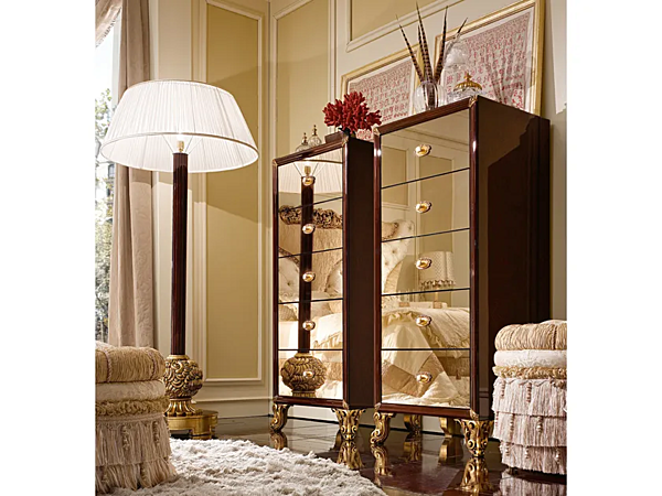 Chest of drawers Grand Royal A.R. Arredamenti wood with elegant design 1472 factory A.R.ARREDAMENTI SRL from Italy. Foto №2