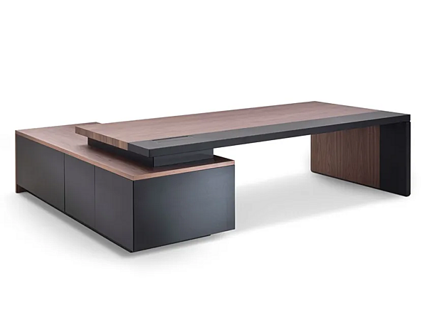 Rectangular executive desk with drawers Kefa I 4 Mariani factory i 4 Mariani from Italy. Foto №2