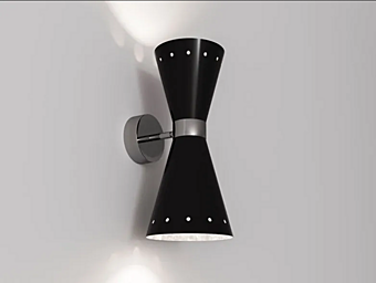 Metal wall lamp with fixed cone arm Park Avenue PKLUXCONE