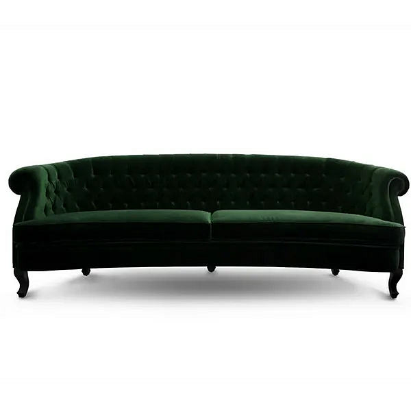 3-seater tufted velvet sofa Maree BRABBU factory BRABBU from Italy. Foto №3