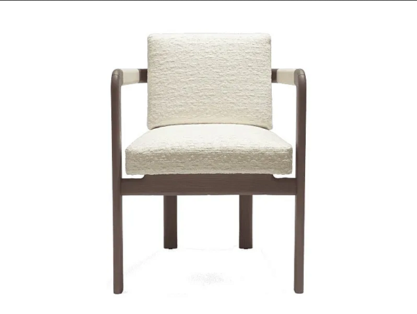 Upholstered fabric armchair Montgomery GIORGETTI 71000 factory GIORGETTI from Italy. Foto №1