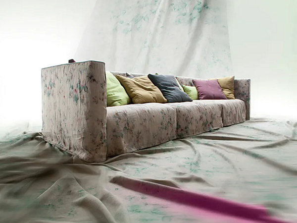 Modular sectional sofa fabric ERBA ITALIA Something factory ERBA ITALIA from Italy. Foto №7