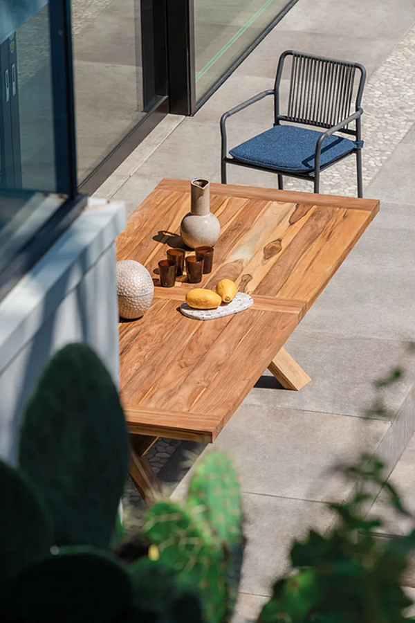 Rectangular teak garden table Atmosphera Typhoon TY.TA.240/TY.TA.300 factory ATMOSPHERA from Italy. Foto №5